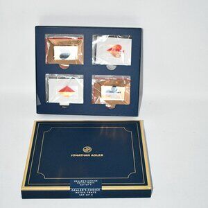 Jonathon Adler Dealer's Choice Petite Trays (4) # 34495 NIB